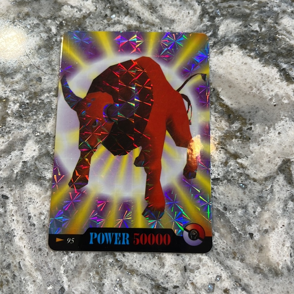 Rare Pokémon card foil hologram